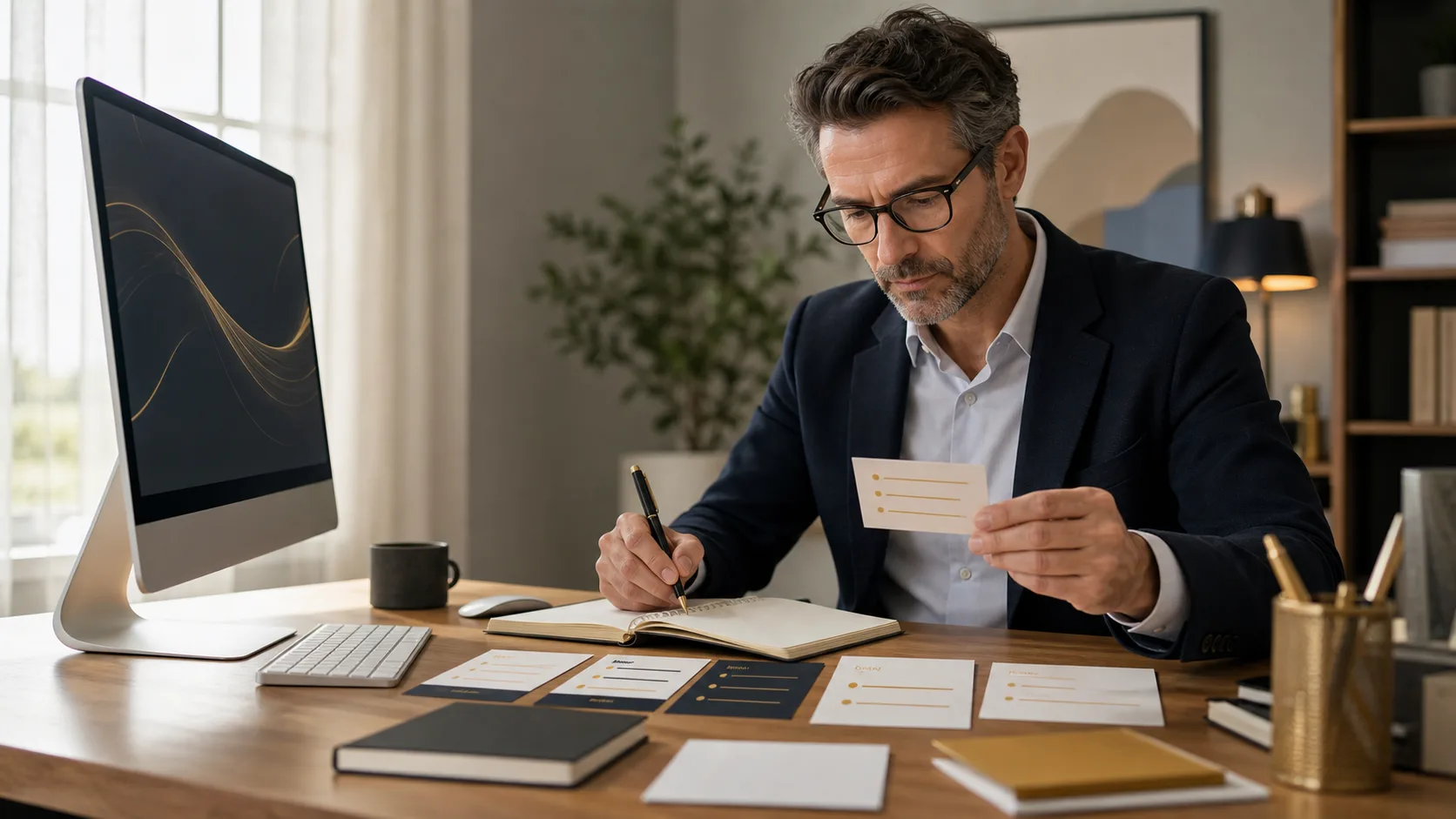 Dirigeant préparant une consigne claire pour obtenir une réponse utile d’une IA