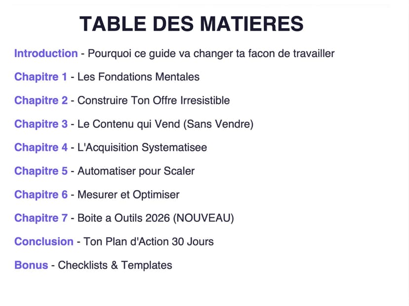 Apercu ebook De Zero a Vivre 2