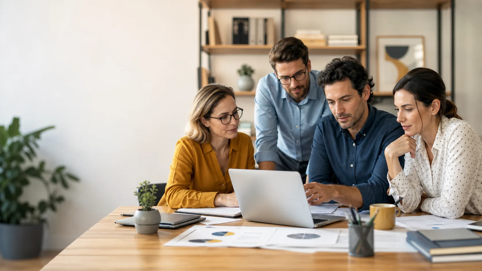 Équipe de PME structurant ses documents pour construire une base de connaissances IA