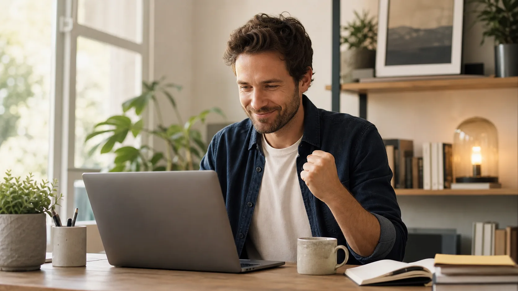 Solopreneur vérifiant le bon fonctionnement d’une automatisation simple