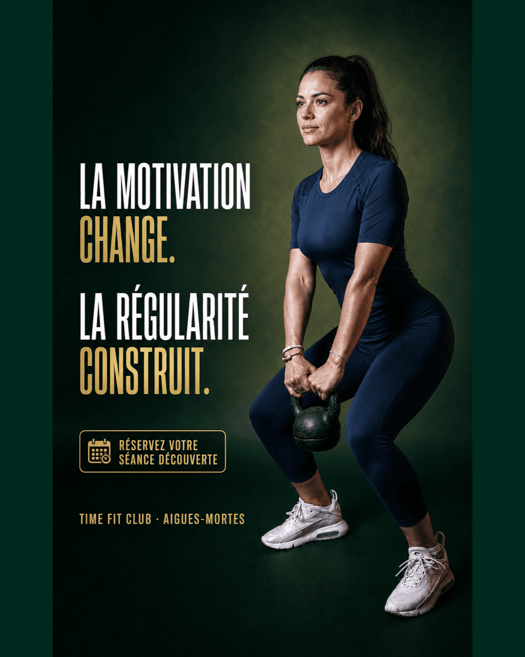 Visuel TimeFit sur la motivation et la régularité
