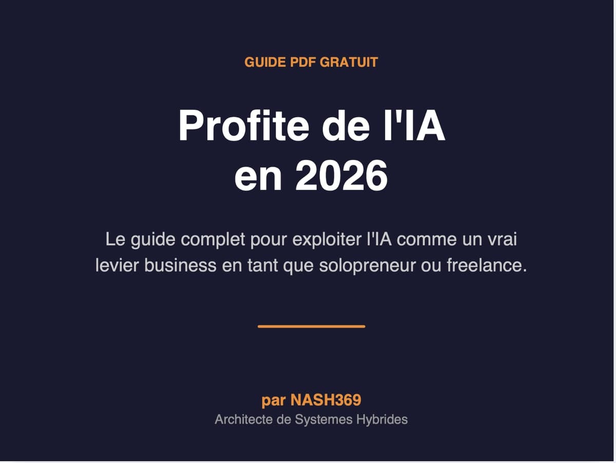 Apercu page 1 du guide Profite de l'IA en 2026